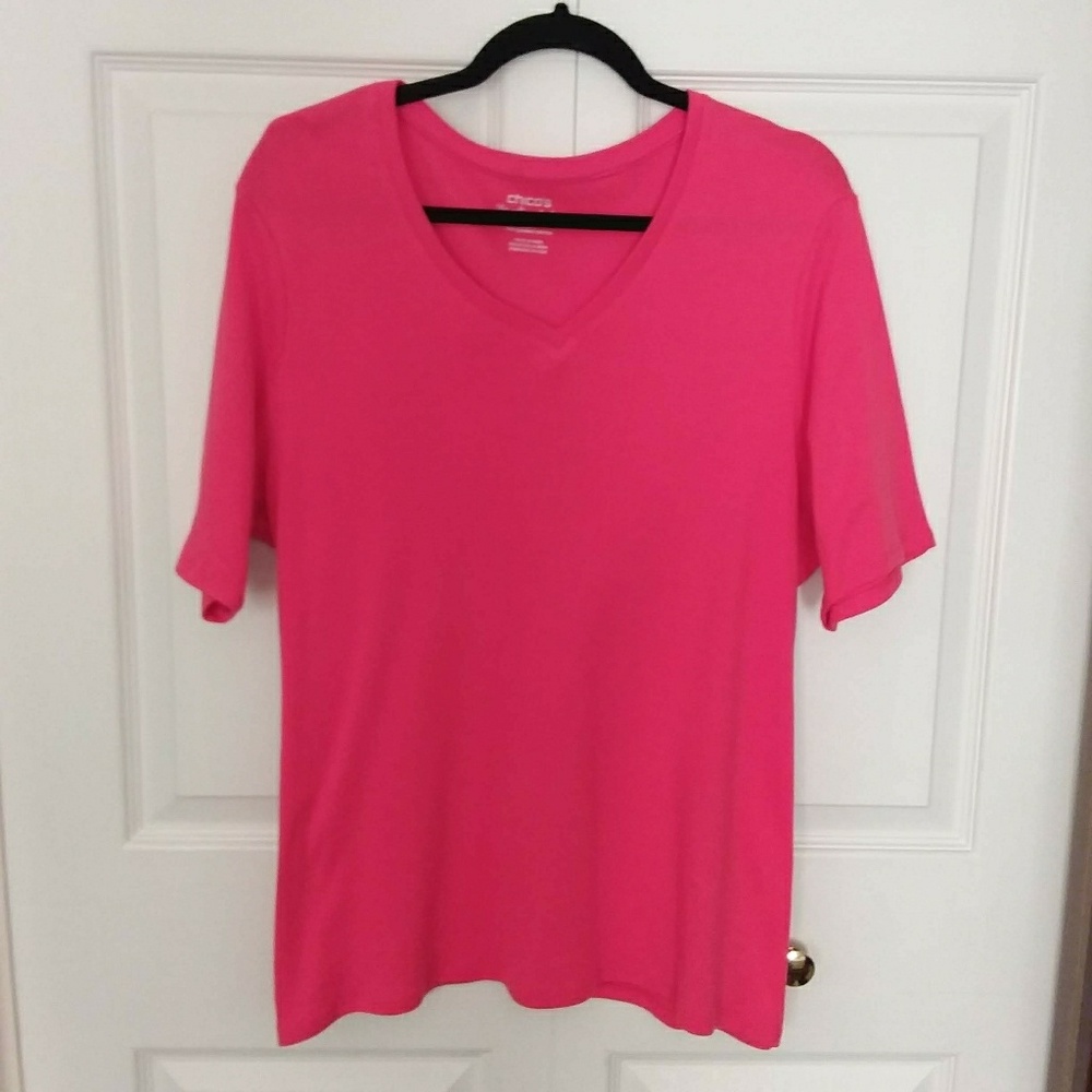 Chico's the ultimate tee sz 3 = 16